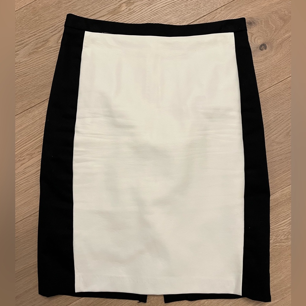 Club Moncaco White Leather Skirt